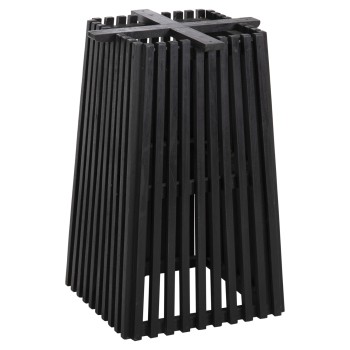 ΒΑΣΗ ΤΡΑΠΕΖΙΟΥ ΕΣΩΤ.ΧΩΡΟΥ ΤΕΤΡΑΓΩΝΗ FRANTZ HM9460.12 ΞΥΛΟ MINDI ΣΕ ΜΑΥΡΟ 45x45x73Y εκ.