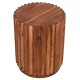 ΒΟΗΘΗΤΙΚΟ ΤΡΑΠΕΖΙ ΣΤΡΟΓΓΥΛΟ SEDGE HM9696 ΜΑΣΙΦ ΑΚΑΚΙΑ-ΦΥΣΙΚΟ ΧΡΩΜΑ Φ40x50Υεκ.