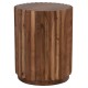 ΒΟΗΘΗΤΙΚΟ ΤΡΑΠΕΖΙ ΣΤΡΟΓΓΥΛΟ SEDGE HM9696 ΜΑΣΙΦ ΑΚΑΚΙΑ-ΦΥΣΙΚΟ ΧΡΩΜΑ Φ40x50Υεκ.
