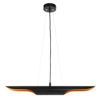 ΦΩΤΙΣΤΙΚΟ ΟΡΟΦΗΣ ΚΡΕΜΑΣΤΟ HM4172 ΜΑΥΡΟΣ ΜΕΤΑΛΛΙΚΟΣ ΣΩΛΗΝΑΣ-2 ΛΑΜΠΕΣ Φ6x60Υεκ.