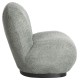 ΠΟΛΥΘΡΟΝΑ BEANY HM9591.05 ΦΥΣΤΙΚΙ ΜΠΟΥΚΛΕ ΥΦΑΣΜΑ 85x82x77Υ εκ.