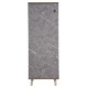 ΠΑΠΟΥΤΣΟΘΗΚΗ-ΝΤΟΥΛΑΠΙ ALVARO HM8954.12 ΜΕΛΑΜΙΝΗ SONAMA-STONE TEXTURE 50Χ38Χ135Yεκ.