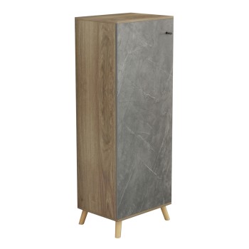 ΠΑΠΟΥΤΣΟΘΗΚΗ-ΝΤΟΥΛΑΠΙ ALVARO HM8954.14 ΜΕΛΑΜΙΝΗ SONAMA-STONE TEXTURE 50Χ38Χ135Yεκ.