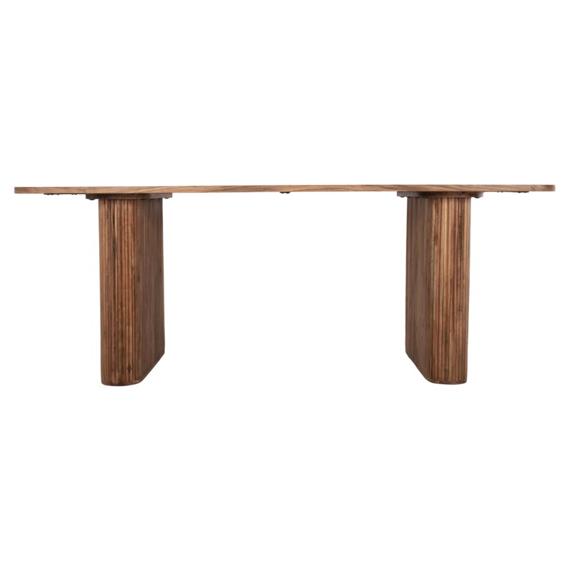 ΤΡΑΠΕΖΙ ΤΡΑΠΕΖΑΡΙΑΣ GROOT HM9683 ΜΑΣΙΦ ΞΥΛΟ ΑΚΑΚΙΑΣ ΣΕ ΦΥΣΙΚΟ 200,5x100x72Yεκ.