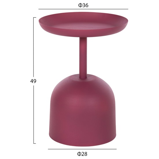 ΤΡΑΠΕΖΙ ΒΟΗΘΗΤΙΚΟ ΣΤΡΟΓΓΥΛΟ DELBEL HM4262.06 ΜΕΤΑΛΛΟ ΣΕ ΡΟΖ Φ36x49Υ εκ. ΤΡΑΠΕΖΙ ΒΟΗΘΗΤΙΚΟ ΣΤΡΟΓΓΥΛΟ DELBEL HM4262.06 ΜΕΤΑΛΛΟ ΣΕ ΡΟΖ Φ36x49Υ εκ.