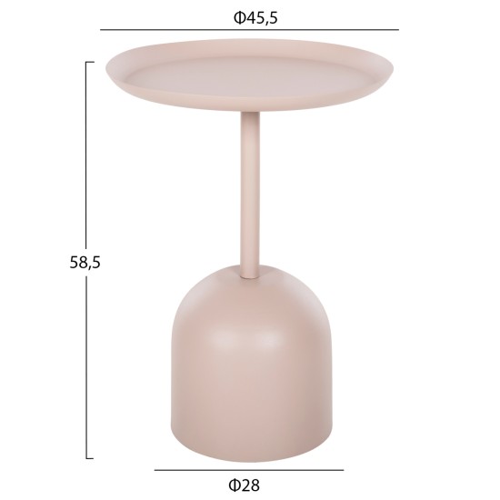 ΤΡΑΠΕΖΙ ΒΟΗΘΗΤΙΚΟ ΣΤΡΟΓΓΥΛΟ DELBEL HM4265.10 ΜΕΤΑΛΛΟ ΣΕ ΕΚΡΟΥ Φ45,5x58,5 εκ. ΤΡΑΠΕΖΙ ΒΟΗΘΗΤΙΚΟ ΣΤΡΟΓΓΥΛΟ DELBEL HM4265.10 ΜΕΤΑΛΛΟ ΣΕ ΕΚΡΟΥ Φ45,5x58,5 εκ.