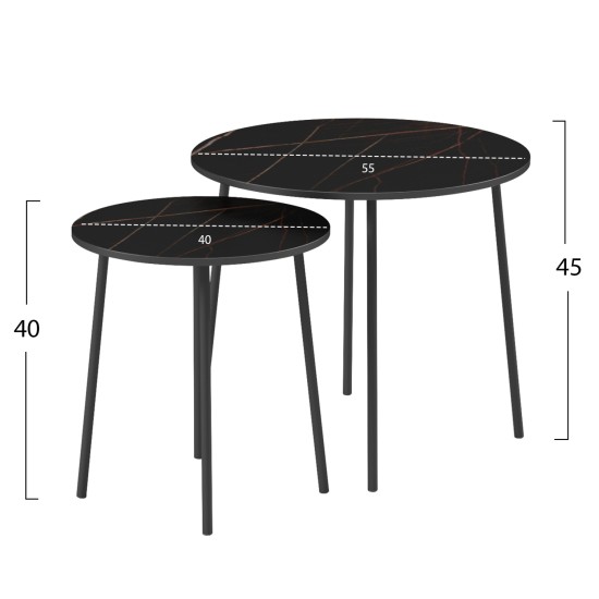 ΤΡΑΠΕΖΙΑ ΣΑΛΟΝΙΟΥ 2ΤΜΧ CUPPER HM9878.13 ΜΕΛΑΜΙΝΗ ΜΑΥΡΟ ΜΑΡΜΑΡΟ-ΜΑΥΡΟ ΜΕΤΑΛΛΟ ΤΡΑΠΕΖΙΑ ΣΑΛΟΝΙΟΥ 2ΤΜΧ CUPPER HM9878.13 ΜΕΛΑΜΙΝΗ ΜΑΥΡΟ ΜΑΡΜΑΡΟ-ΜΑΥΡΟ ΜΕΤΑΛΛΟ