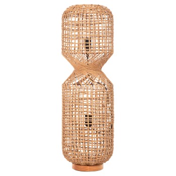 ΦΩΤΙΣΤΙΚΟ ΔΑΠΕΔΟΥ HM4359 ΜΕΤΑΛΛΟ-PAPER ROPE ΣΕ ΚΑΦΕ-2 ΛΑΜΠΕΣ Φ25x78,5Υεκ.