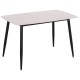 ΤΡΑΠΕΖΙ RAVEN HM9854.01 ΚΕΡΑΜΙΚΟ TOP ΜΑΤ ΛΕΥΚΟ ΜΑΡΜΑΡΟ-ΜΑΥΡΟ ΜΕΤΑΛΛΟ 120x70x73Υεκ.