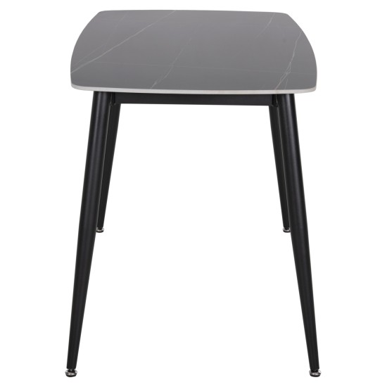 ΤΡΑΠΕΖΙ RAVEN HM9854.02 ΚΕΡΑΜΙΚΟ TOP ΜΑΥΡΟ ΜΑΡΜΑΡΟ-ΜΑΥΡΟ ΜΕΤΑΛΛΟ 117,5x67,5x76Υεκ. ΤΡΑΠΕΖΙ RAVEN HM9854.02 ΚΕΡΑΜΙΚΟ TOP ΜΑΥΡΟ ΜΑΡΜΑΡΟ-ΜΑΥΡΟ ΜΕΤΑΛΛΟ 120x70x73Υεκ.