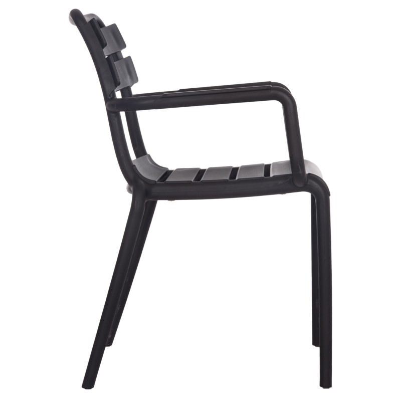 ΠΟΛΥΘΡΟΝΑ ΠΟΛΥΠΡΟΠΥΛΕΝΙΟΥ PHILLY HM6123.02 ΜΑΥΡΟ 58.5x49x83.5Υεκ.