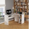 ΓΩΝΙΑΚΟ ΓΡΑΦΕΙΟ SHIG HM2135.03 MDF ΣΕ ΛΕΥΚΟ 140x120x75Υεκ