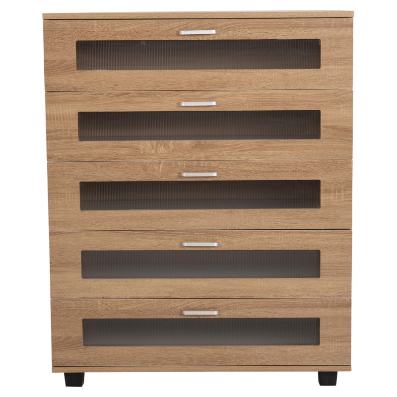 ΣΥΡΤΑΡΙΕΡΑ ΜΕΛΑΜΙΝΗΣ THORGAN HM9881.01 5 ΣΥΡΤΑΡΙΑ-SONAMA ΧΡΩΜΑ 80Χ40Χ100Υεκ