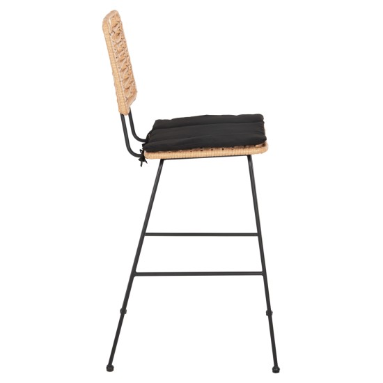ΣΚΑΜΠΟ ΜΠΑΡ ALLEGRA HM5455.11 ΜΕΤΑΛΛΟ&ΜΑΞΙΛΑΡΙ ΜΑΥΡΟ-WICKER ΜΠΕΖ 56x59x116,5Υεκ. ΣΚΑΜΠΟ ΜΠΑΡ ALLEGRA HM5455.11 ΜΕΤΑΛΛΟ&ΜΑΞΙΛΑΡΙ ΜΑΥΡΟ-WICKER ΜΠΕΖ 56x59x116,5Υεκ.