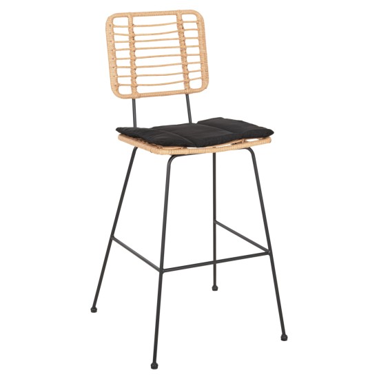 ΣΚΑΜΠΟ ΜΠΑΡ ALLEGRA HM5455.11 ΜΕΤΑΛΛΟ&ΜΑΞΙΛΑΡΙ ΜΑΥΡΟ-WICKER ΜΠΕΖ 56x59x116,5Υεκ. ΣΚΑΜΠΟ ΜΠΑΡ ALLEGRA HM5455.11 ΜΕΤΑΛΛΟ&ΜΑΞΙΛΑΡΙ ΜΑΥΡΟ-WICKER ΜΠΕΖ 56x59x116,5Υεκ.
