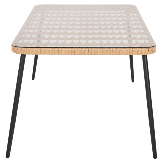 ΤΡΑΠΕΖΙ ΟΡΘΟΓΩΝΙΟ ALLEGRA HM5538.11 ΜΕΤΑΛ.ΜΑΥΡΟ-P.E. RATTAN ΦΥΣΙΚΟ 159,5x89,5x72Υεκ. ΤΡΑΠΕΖΙ ΟΡΘΟΓΩΝΙΟ ALLEGRA HM5538.11 ΜΕΤΑΛ.ΜΑΥΡΟ-P.E. RATTAN ΦΥΣΙΚΟ 159,5x89,5x72Υεκ.