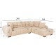 ΚΑΝΑΠΕΣ ΓΩΝΙΑ (ΔΕΞΙΑ) COVEN HM3266.01R ΕΚΡΟΥ ΥΦΑΣΜΑ 298x102-208x85Υεκ. ΚΑΝΑΠΕΣ ΓΩΝΙΑ (ΔΕΞΙΑ) COVEN HM3266.01R ΕΚΡΟΥ ΥΦΑΣΜΑ 298x102-208x85Υεκ.