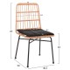 ΚΑΡΕΚΛΑ ALLEGRA HM5705.11 ΜΑΥΡΗ ΜΕΤΑΛΛΙΚΗ ΜΕ ΜΑΞΙΛΑΡΙ-WICKER ΜΠΕΖ 46,5x50x85Υεκ. ΚΑΡΕΚΛΑ ALLEGRA HM5705.11 ΜΑΥΡΗ ΜΕΤΑΛΛΙΚΗ ΜΕ ΜΑΞΙΛΑΡΙ-WICKER ΜΠΕΖ 46,5x50x85Υεκ.
