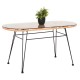 ΤΡΑΠΕΖΙ ΟΒΑΛ ΧΑΜΗΛΟ ALLEGRA HM5695.11 ΜΠΕΖ WICKER-ΜΑΥΡΟ ΜΕΤΑΛΛΟ 100x45x51,5Υεκ. ΤΡΑΠΕΖΙ ΟΒΑΛ ΧΑΜΗΛΟ ALLEGRA HM5695.11 ΜΠΕΖ WICKER-ΜΑΥΡΟ ΜΕΤΑΛΛΟ 100x45x51,5Υεκ.