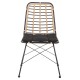 ΚΑΡΕΚΛΑ ΜΕΤΑΛΛΙΚΗ ALLEGRA HM5691.11 WICKER ΜΠΕΖ-ΜΑΥΡΟ 51x54x84Υεκ.