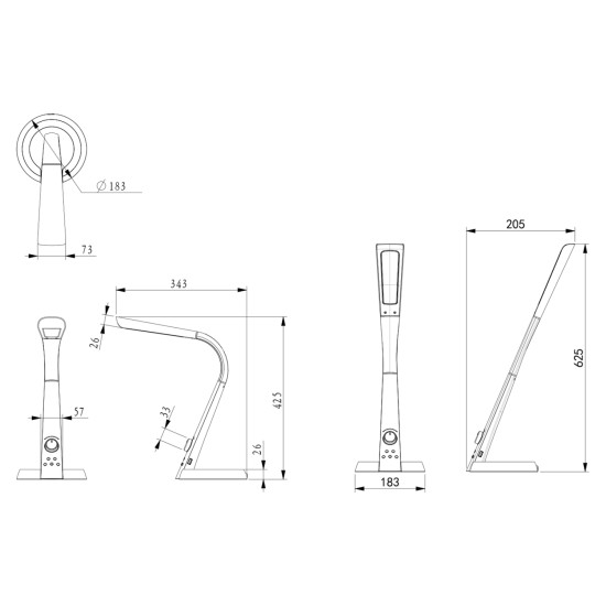 ΦΩΤΙΣΤΙΚΟ ΓΡΑΦΕΙΟΥ LED BLAIN PRO HM4451.09 ΧΡΥΣΟ-ΛΕΥΚΟ ΧΡΩΜΑ 34,3x18,3x42,5Υεκ. ΦΩΤΙΣΤΙΚΟ ΓΡΑΦΕΙΟΥ LED BLAIN PRO HM4451.09 ΧΡΥΣΟ-ΛΕΥΚΟ ΧΡΩΜΑ 34,3x18,3x42,5Υεκ.