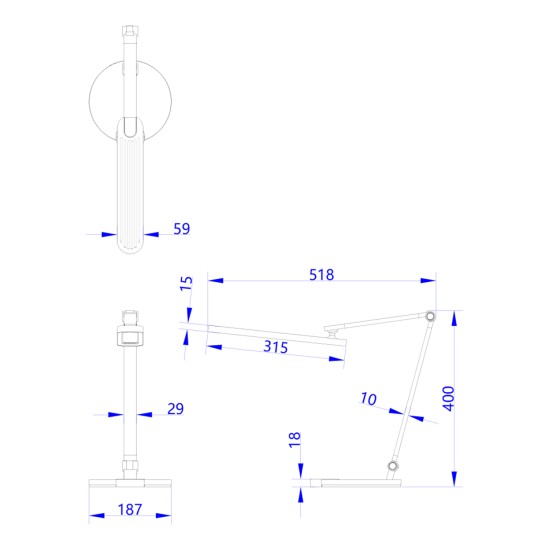 ΦΩΤΙΣΤΙΚΟ ΓΡΑΦΕΙΟΥ LED BLAIN PRO HM4454.07 ΓΚΡΙ ΒΑΣΗ ABS & ΑΛΟΥΜΙΝΙΟ 51,8x40Υεκ. ΦΩΤΙΣΤΙΚΟ ΓΡΑΦΕΙΟΥ LED BLAIN PRO HM4454.07 ΓΚΡΙ ΒΑΣΗ ABS & ΑΛΟΥΜΙΝΙΟ 51,8x40Υεκ.