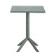 ΤΡΑΠΕΖΙ ΠΟΛΥΠΡΟΠΥΛΕΝΙΟΥ ΤΕΤΡΑΓΩΝΟ TERRIN HM6125.15 DARK OLIVE 60x60x75Υεκ.