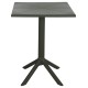 ΤΡΑΠΕΖΙ ΠΟΛΥΠΡΟΠΥΛΕΝΙΟΥ ΤΕΤΡΑΓΩΝΟ TERRIN HM6125.15 DARK OLIVE 60x60x75Υεκ.