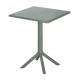 ΤΡΑΠΕΖΙ ΠΟΛΥΠΡΟΠΥΛΕΝΙΟΥ ΤΕΤΡΑΓΩΝΟ TERRIN HM6125.15 DARK OLIVE 60x60x75Υεκ.
