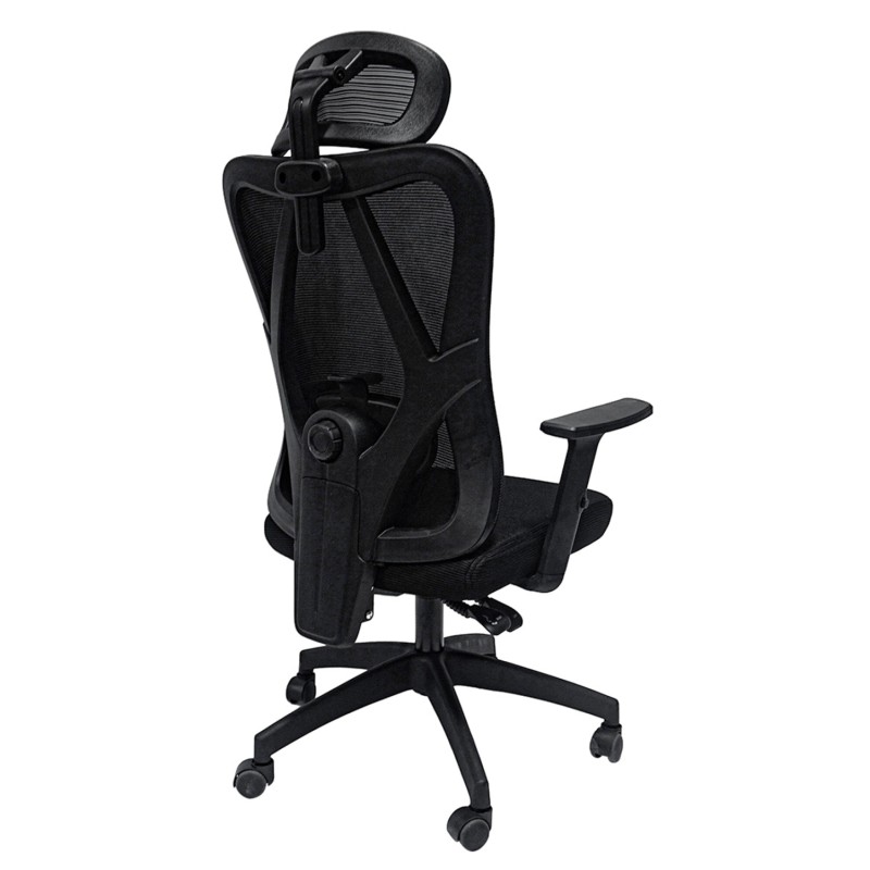 ΚΑΡΕΚΛΑ ΓΡΑΦΕΙΟΥ MEXER HM1195.01 ΜΑΥΡΟ MESH-ΜΕΤΑΛ.ΒΑΣΗ-NYLON ΣΚΕΛΕΤΟΣ 68x70x136Υεκ.