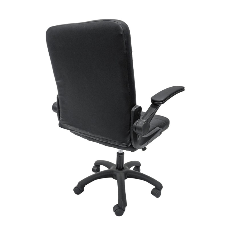 ΚΑΡΕΚΛΑ ΓΡΑΦΕΙΟΥ PORTIMA HM1197.01 ΜΑΥΡΟ PVC-NYLON ΣΚΕΛΕΤΟΣ & ΒΑΣΗ 69x57x97Υεκ.