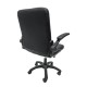 ΚΑΡΕΚΛΑ ΓΡΑΦΕΙΟΥ PORTIMA HM1197.01 ΜΑΥΡΟ PVC-NYLON ΣΚΕΛΕΤΟΣ & ΒΑΣΗ 69x57x97Υεκ.