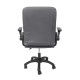 ΚΑΡΕΚΛΑ ΓΡΑΦΕΙΟΥ PORTIMA HM1197.03 ΓΚΡΙ PVC-ΜΑΥΡΟΣ NYLON ΣΚΕΛΕΤΟΣ & ΒΑΣΗ 66.5x60x97Υεκ