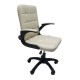 ΚΑΡΕΚΛΑ ΓΡΑΦΕΙΟΥ PORTIMA HM1197.04 ΜΠΕΖ PVC-ΜΑΥΡΟΣ NYLON ΣΚΕΛΕΤΟΣ & ΒΑΣΗ 66.5x57x97Υεκ