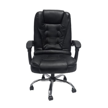 ΚΑΡΕΚΛΑ ΓΡΑΦΕΙΟΥ LAGOM HM1198 ΜΑΥΡO PVC-ΜΕΤΑΛ.ΒΑΣΗ-ΜΑΥΡΟ NYLON ΣΚΕΛΕΤΟΣ 60x70x104Υεκ