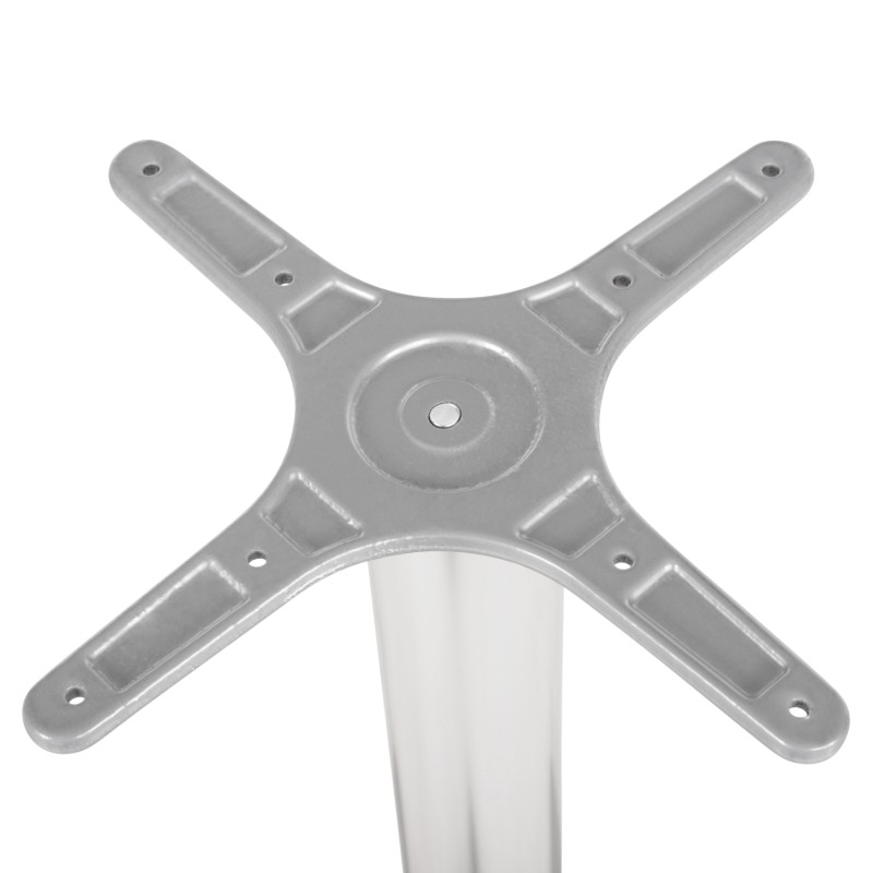 ΒΑΣΗ ΤΡΑΠΕΖΙΟΥ ΑΛΟΥΜΙΝΙΟΥ ΧΡΩΜΙΟΥ HM449.01 ΣΤΑΥΡΟΣ 29x29εκ- 54x54x68Υεκ.