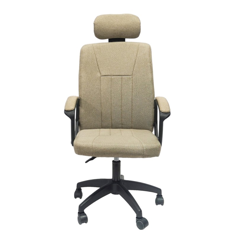 ΚΑΡΕΚΛΑ ΓΡΑΦΕΙΟΥ NIMBLE HM1199.13 ΜΠΕΖ ΥΦΑΣΜΑ-ΜΑΥΡΟΣ ΣΚΕΛΕΤΟΣ&ΒΑΣΗ NYLON 59x64x122Υεκ