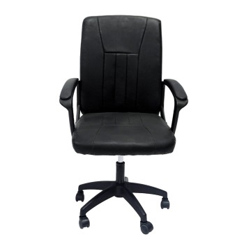 ΚΑΡΕΚΛΑ ΓΡΑΦΕΙΟΥ NIM HM1200.01 ΜΑΥΡΟ PVC-ΜΑΥΡΟΣ ΣΚΕΛΕΤΟΣ & ΒΑΣΗ NYLON 58x65x100Υεκ