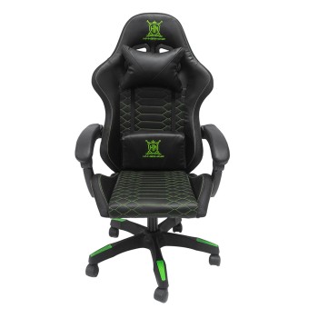 ΠΟΛΥΘΡΟΝΑ GAMING LOOT HM1204 ΜΑΥΡΟ-ΠΡΑΣΙΝΟ PVC & NYLON 60x60x120Υεκ.