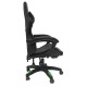 ΠΟΛΥΘΡΟΝΑ GAMING LOOT HM1204 ΜΑΥΡΟ-ΠΡΑΣΙΝΟ PVC & NYLON 60x60x120Υεκ.