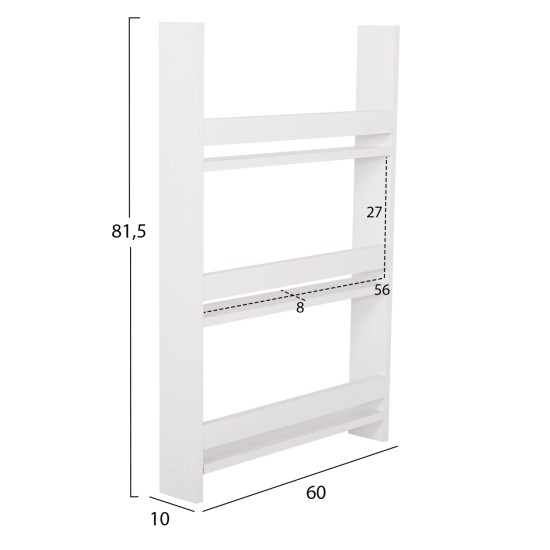 ΡΑΦΙΕΡΑ ΤΟΙΧΟΥ SANI HM18223.01 ΜΕΛΑΜΙΝΗ ΣΕ ΛΕΥΚΟ 60x10x90Υεκ. (3 ΡΑΦΙΑ) ΡΑΦΙΕΡΑ ΤΟΙΧΟΥ SANI HM18223.01 ΜΕΛΑΜΙΝΗ ΣΕ ΛΕΥΚΟ 60x10x90Υεκ. (3 ΡΑΦΙΑ)
