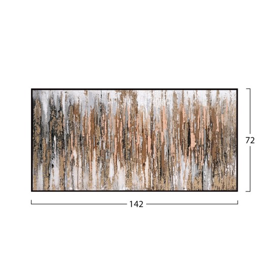 ΠΙΝΑΚΑΣ ΤΟΙΧΟΥ SEDIMENT HM4574.01 ΜΕ ΚΟΡΝΙΖΑ ΜΑΥΡΗ-ΚΑΜΒΑΣ 142x4.5x72Υεκ ΠΙΝΑΚΑΣ ΤΟΙΧΟΥ SEDIMENT HM4574.01 ΜΕ ΚΟΡΝΙΖΑ ΜΑΥΡΗ-ΚΑΜΒΑΣ 142x4.5x72Υεκ