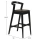 ΣΚΑΜΠΟ ΜΠΑΡ NAMI HM9952.02 RUBBERWOOD & PU-ΜΑΥΡΟ 47,5x59x102,5Υεκ. ΣΚΑΜΠΟ ΜΠΑΡ NAMI HM9952.02 RUBBERWOOD & PU-ΜΑΥΡΟ 47,5x59x102,5Υεκ.