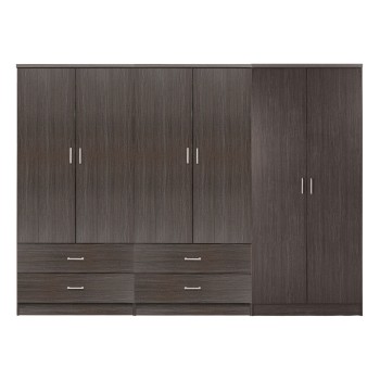 ΝΤΟΥΛΑΠΑ REINA HM21062.01 6ΦΥΛΛΗ ME 4 ΣΥΡΤΑΡΙΑ-ΜΕΛΑΜΙΝΗ ΣΕ ZEBRANO 240x43x181Υεκ.