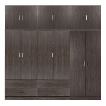 ΝΤΟΥΛΑΠΑ REINA HM21063.01 6ΦΥΛΛΗ-4 ΣΥΡΤΑΡΙΑ-ΠΑΤΑΡΙ-ΜΕΛΑΜΙΝΗ ΣΕ ZEBRANO 240x43x241Υεκ