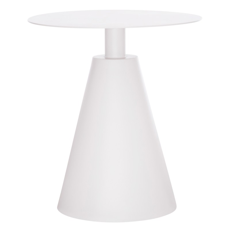 ΤΡΑΠΕΖΑΚΙ ΒΟΗΘ. ΣΤΡΟΓΓΥΛΟ ΕΞ.ΧΩΡΟΥ SERA HM6270.02 ΛΕΥΚΟ ΑΛΟΥΜΙΝΙΟ Φ50x56Υεκ.