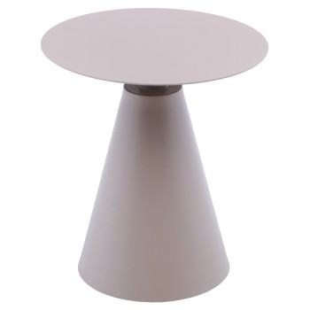 ΤΡΑΠΕΖΑΚΙ ΒΟΗΘ. ΣΤΡΟΓΓΥΛΟ ΕΞ.ΧΩΡΟΥ SERA HM6270.03 ΚΑΠΟΥΤΣΙΝΟ ΑΛΟΥΜΙΝΙΟ Φ50x56Υεκ.