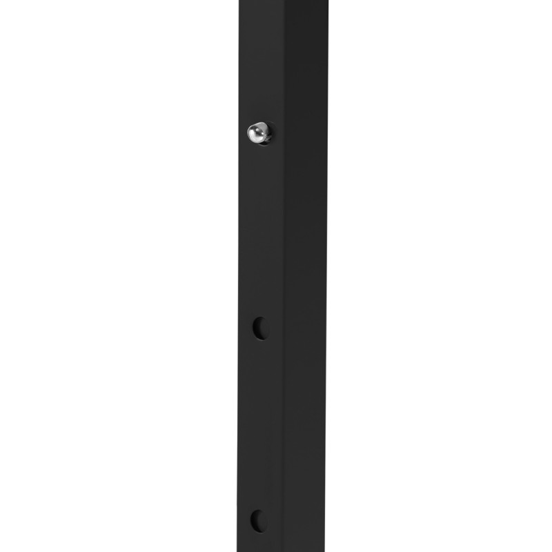 ΚΙΟΣΚΙ/GAZEBO MATTHEW HM6311 ΠΤΥΣΣΟΜΕΝΟ-ΣΚΕΛΕΤΟΣ ΜΕΤΑΛ.ΜΑΥΡΟΣ-ΛΕΥΚΟ ΥΦΑΣΜΑ 3x4,5x3,10Yμ