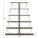 ΣΕΤ ΒΙΒΛΙΟΘΗΚΕΣ 2ΤΜΧ MINI TARS HM11772.13 ΜΕΛΑΜΙΝΗ OLIVE GREY-ΜΑΥΡΕΣ ΒΕΡΓΕΣ 65x24x146Υεκ.(x2)