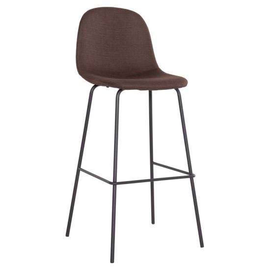ΣΚΑΜΠΟ ΜΠΑΡ VINCENT HM8579.23 ΚΑΦΕ ΥΦΑΣΜΑ-ΜΑΥΡΟΣ ΜΕΤΑΛΛΙΚΟΣ ΣΚΕΛΕΤΟΣ 47x46x104Υεκ. ΣΚΑΜΠΟ ΜΠΑΡ VINCENT HM8579.23 ΚΑΦΕ ΥΦΑΣΜΑ-ΜΑΥΡΟΣ ΜΕΤΑΛΛΙΚΟΣ ΣΚΕΛΕΤΟΣ 47x46x104Υεκ.